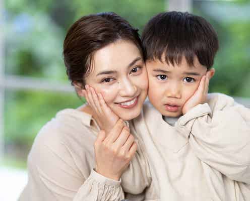 平愛梨、長男・バンビーノ君とCM共演 息子の成長に感極まり涙