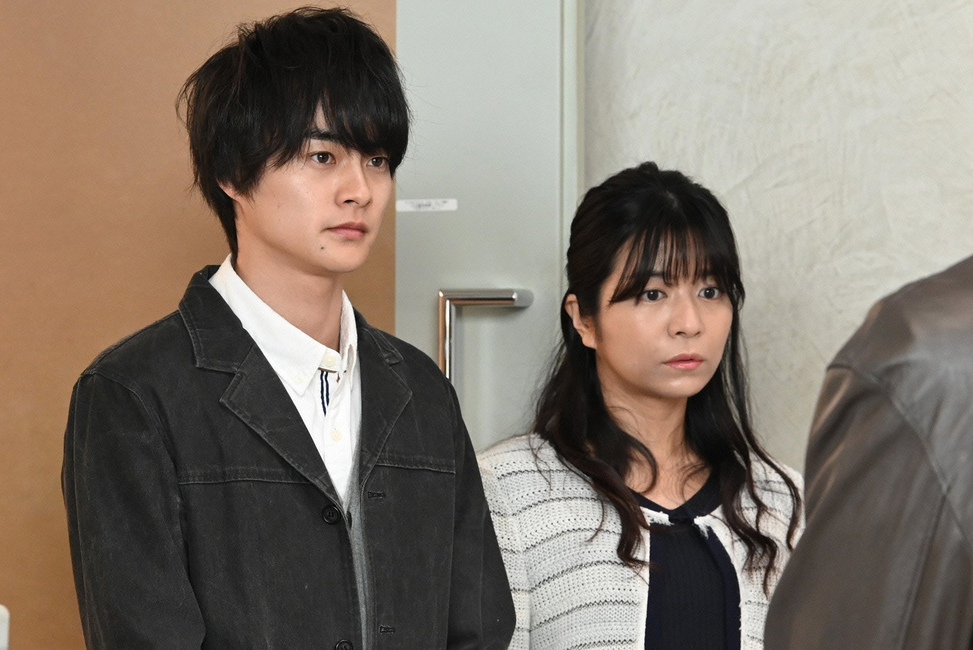 結木滉星、三倉茉奈／「シロでもクロでもない世界で、パンダは笑う。」第5話より（C）日本テレビ