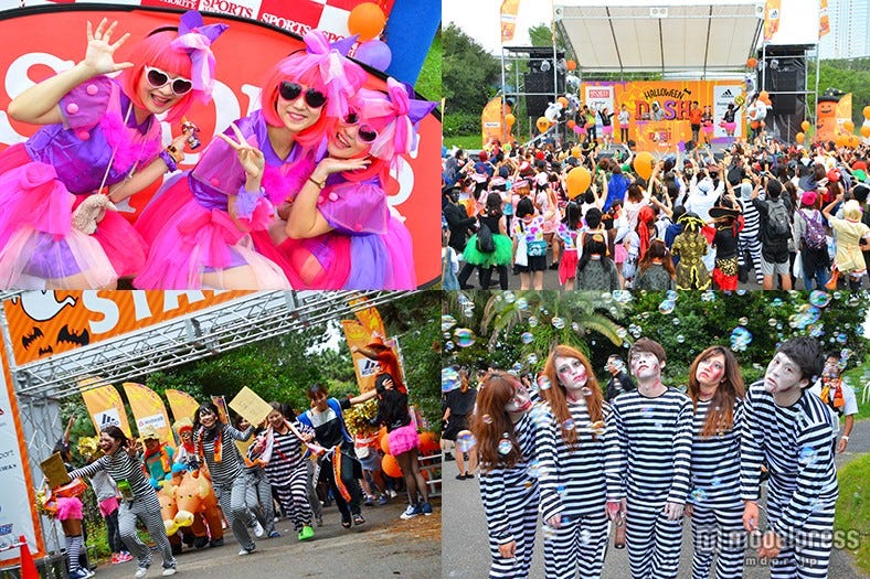 仮装ランナー3000人集結でお祭り騒ぎ 「ハロウィンダッシュ」初開催