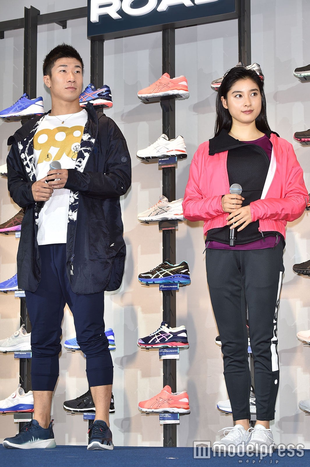 桐生祥秀選手、土屋太鳳 （C）モデルプレス