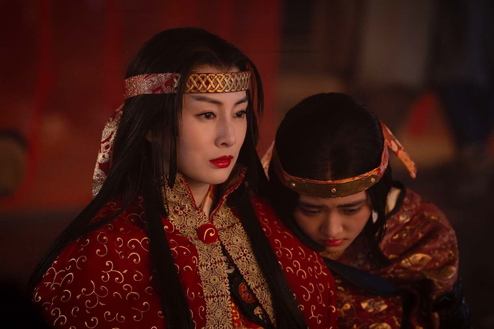 北川景子、原菜乃華「どうする家康」最終話より（C）NHK