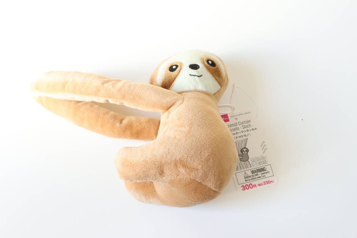 アニマルカーテンタッセル（ナマケモノ）　ダイソー　