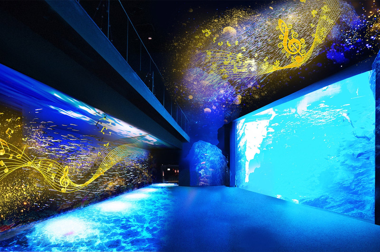 Sparkling of Life＆Music／画像提供：仙台うみの杜水族館