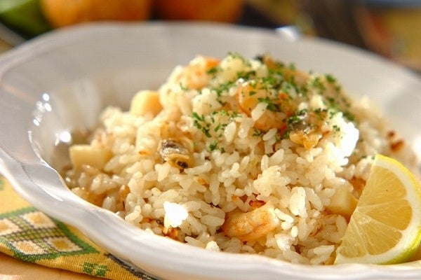 バター香る！シーフードピラフ