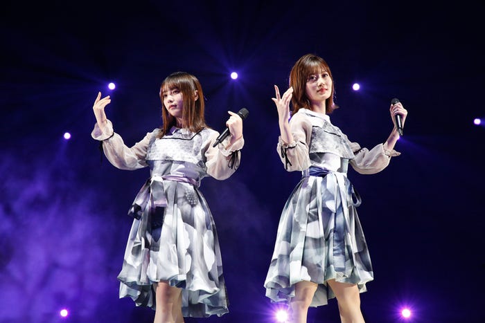 与田祐希、山下美月「乃木坂46 9th YEAR BIRTHDAY LIVE ~3期生ライブ~」(提供写真)