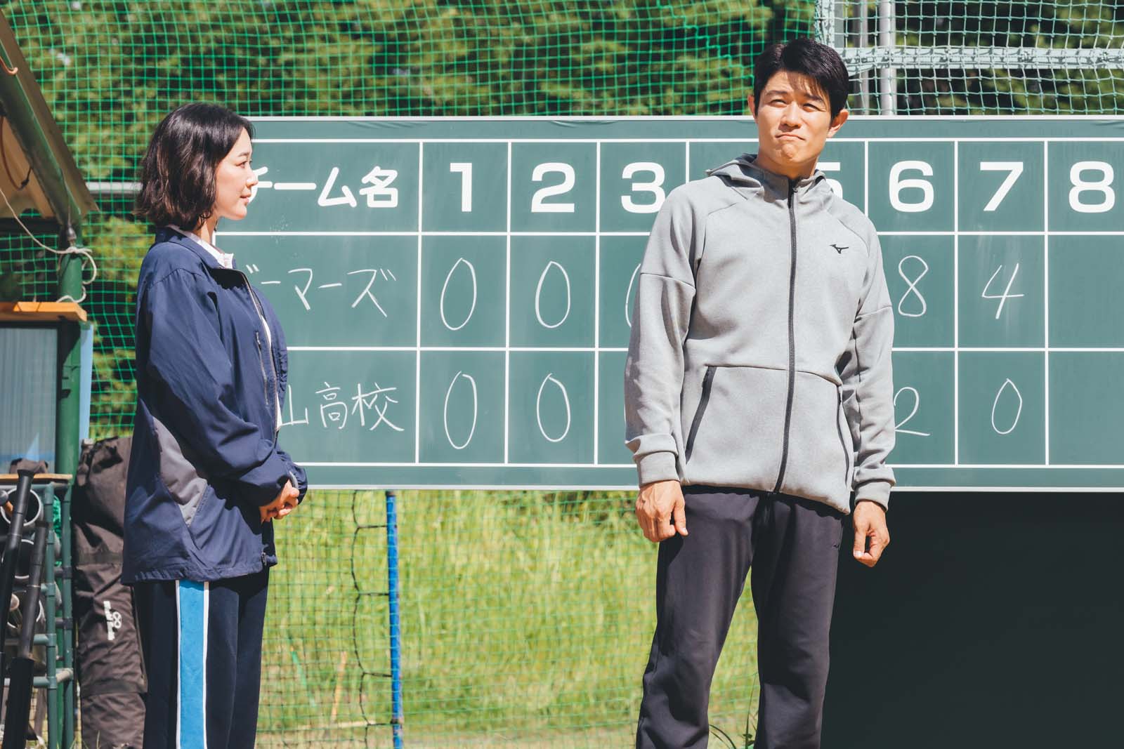 黒木華、鈴木亮平「下剋上球児」第1話より（C）TBS／撮影：ENO