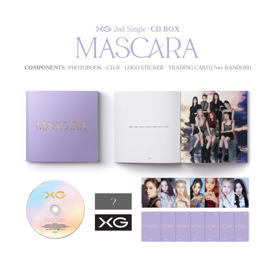 XG mascara マスカラ　CD 新品未開封　xg トレカ