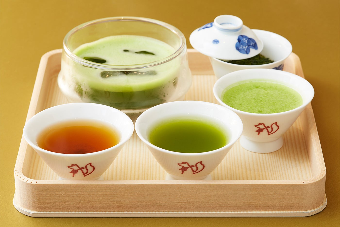 INARI TEAの各種日本茶メニュー／画像提供：渋谷フェイス