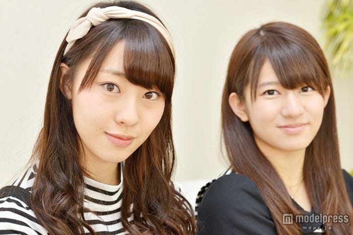 藤江れいな(左)、竹内美宥(右)