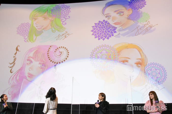 徳永えり、市川実日子、田中みな実、松村沙友理(C)モデルプレス