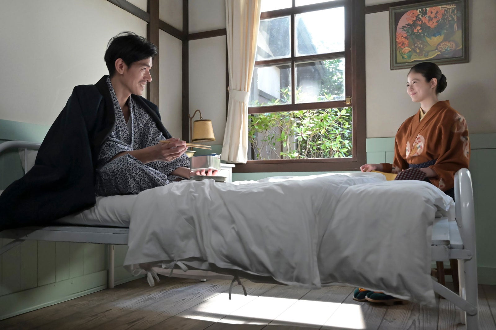 中島歩、今田美桜「あんぱん」（C）NHK