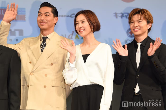 EXILE AKIRA、木村佳乃、佐藤大樹(C)モデルプレス