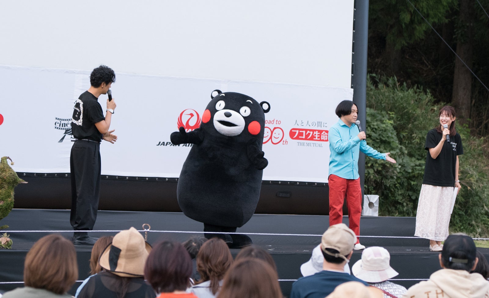 「cinema bird in 熊本小国 2023」の様子（提供写真）