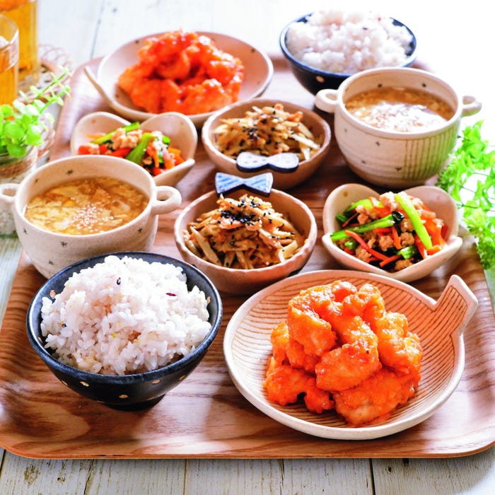 RINATYの献立の一部(提供写真)