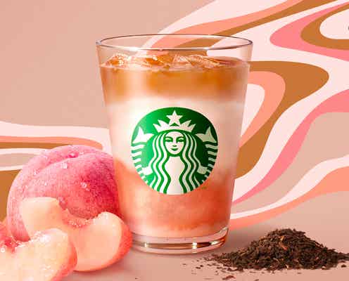 【スタバ新作】「ピーチ クリーミー ティー ラテ」サマーシーズンピーチビバレッジのラストを飾る1杯