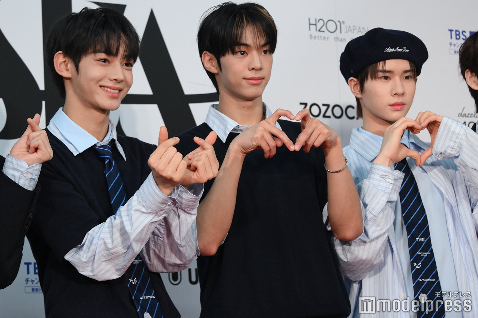 TWS／（左から）HANJIN、DOHOON、KYUNGMIN（C）モデルプレス