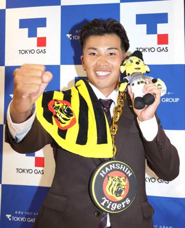 阪神6位指名の東京ガス・越川 正捕手・坂本へ弟子入り志願「阪神が求める捕手像に選手になりたい」