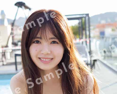乃木坂46筒井あやめ、白水着姿で笑顔溢れる 写真集封入特典ポストカード第2弾解禁【感情の隙間】