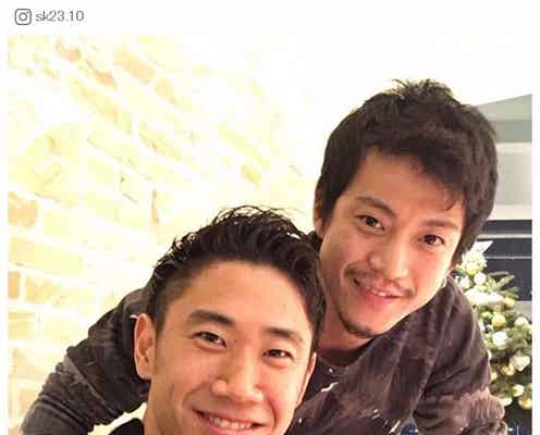 小栗旬&香川真司選手、2ショットに「兄弟みたい!」と話題