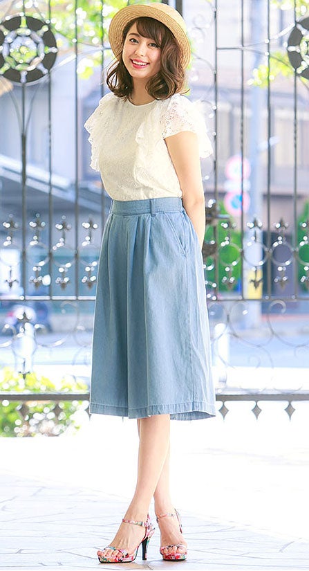 細ストラップ☆シンプルアンクルヒールカラーサンダル「神戸レタス」2590円（税込）