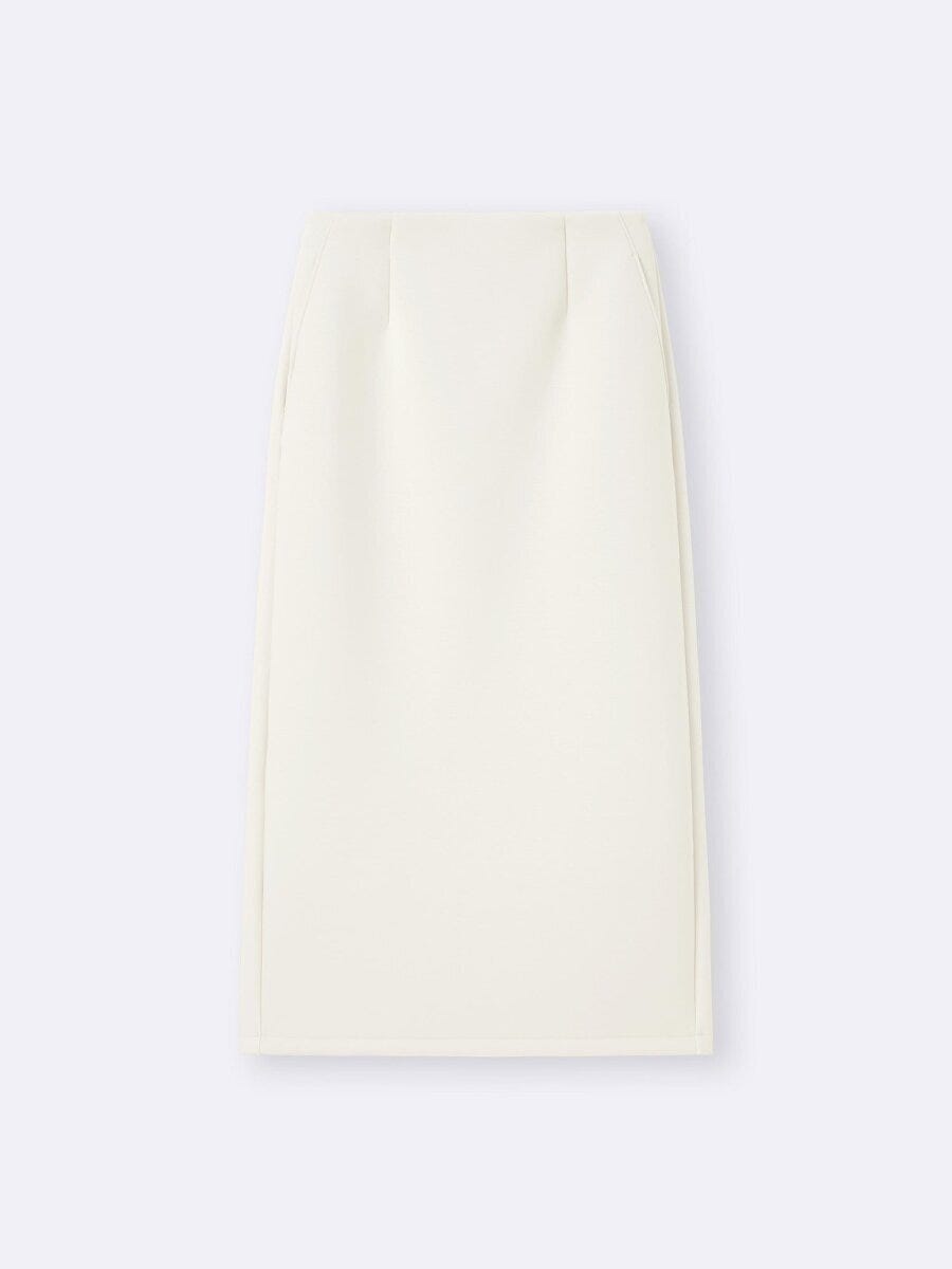 gu大人女性おすすめセットアップパフスウェットナロースカート