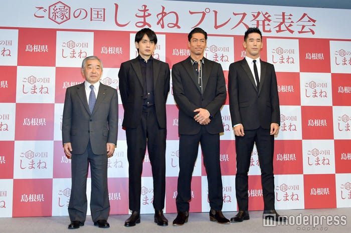 溝口善兵衛島根県知事、青柳翔、AKIRA、小林直己(C)モデルプレス