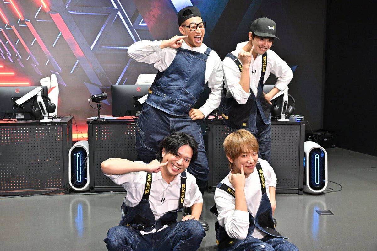 （後列左から）関口メンディー、片寄涼太（前列左から）加藤シゲアキ、小山慶一郎（C）TBS