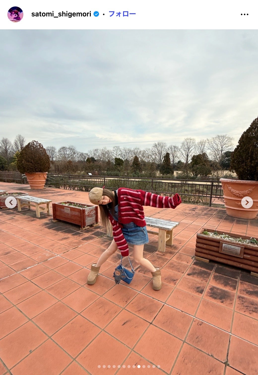重盛さと美Instagramより