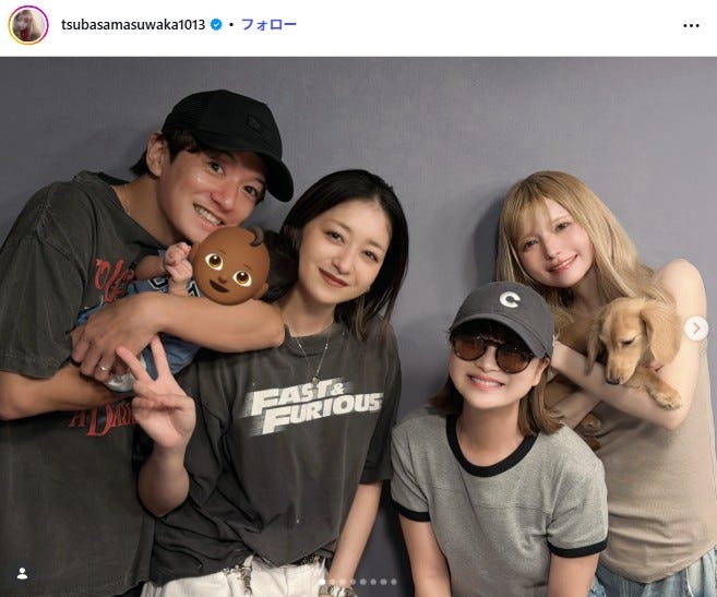 益若つばさInstagramより