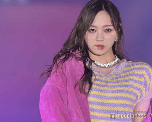 乃木坂46梅澤美波、抜群スタイル際立つ貫禄ランウェイ<GirlsAward 2023 A/W>