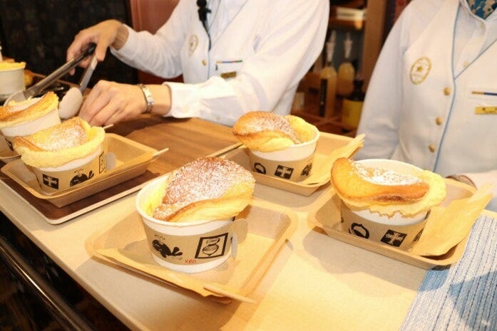 熱々の長崎スフレ