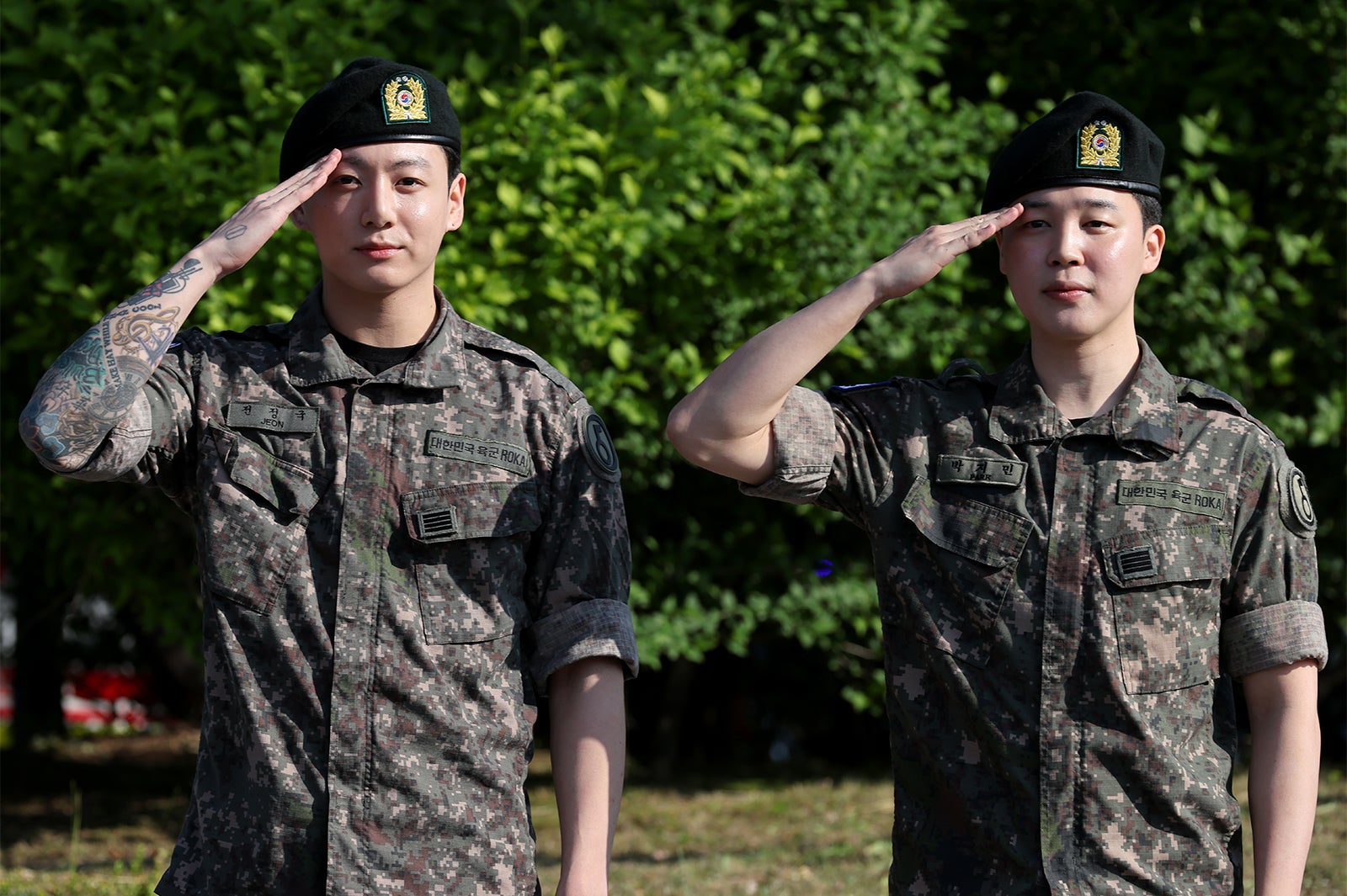 BTSジミン＆ジョングクが除隊 ファンへの感謝語る「もっといい姿をお見せしたい」