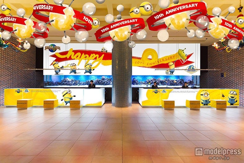 USJホテルをミニオンがジャック キュートなミニオンルームも新設