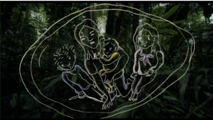 「空から墜ちた子供たち:40 日間の密林サバイバル」(C) 2025 National Geographic Partners, LLC