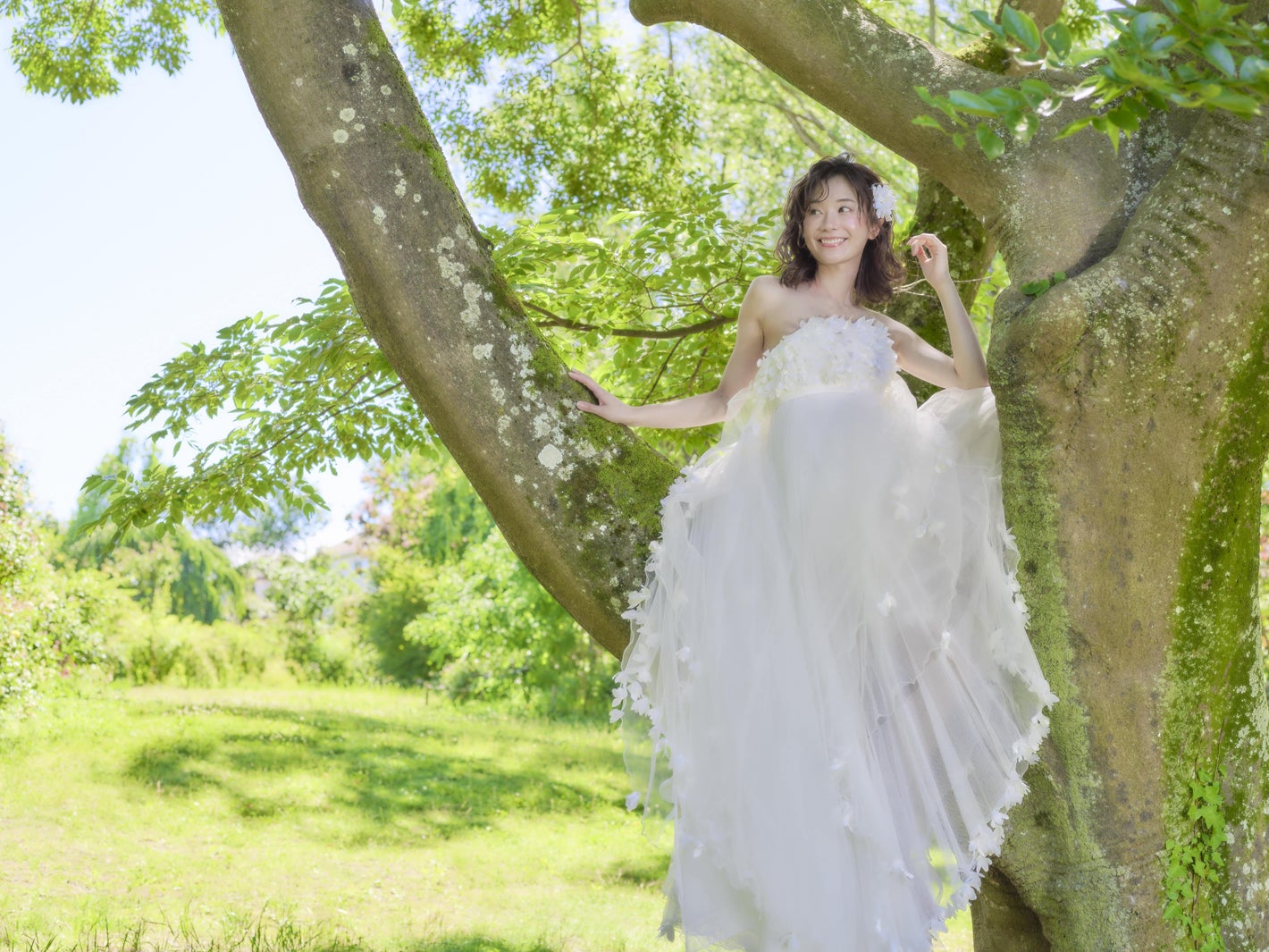 オートクチュールドレスでロケーション撮影できるチャンス／金城ゆき