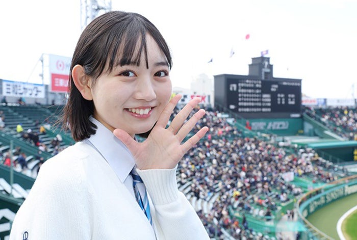 「センバツ応援マネージャー」近藤結良、目標は小芝風花「堂々と表舞台に出られようにがんばりたい」開会式で選手たちから刺激＜コメント＞