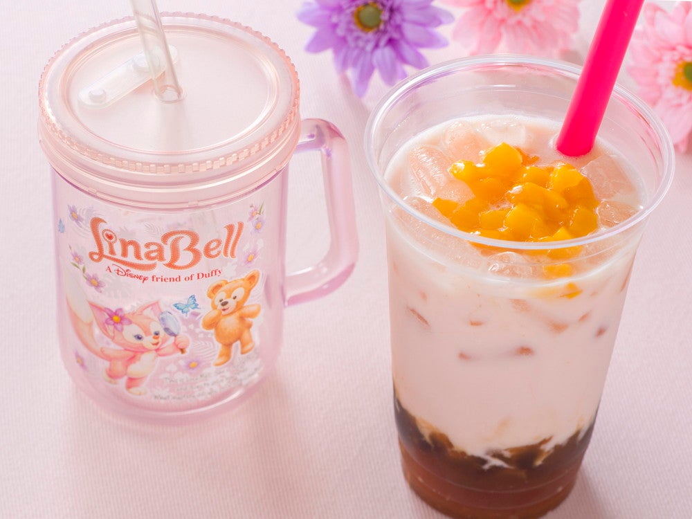 リーナ・ベルのタピオカティー（フルーツ＆ミルク）、スーベニアドリンクカップ付き¥2,000（C）Disney