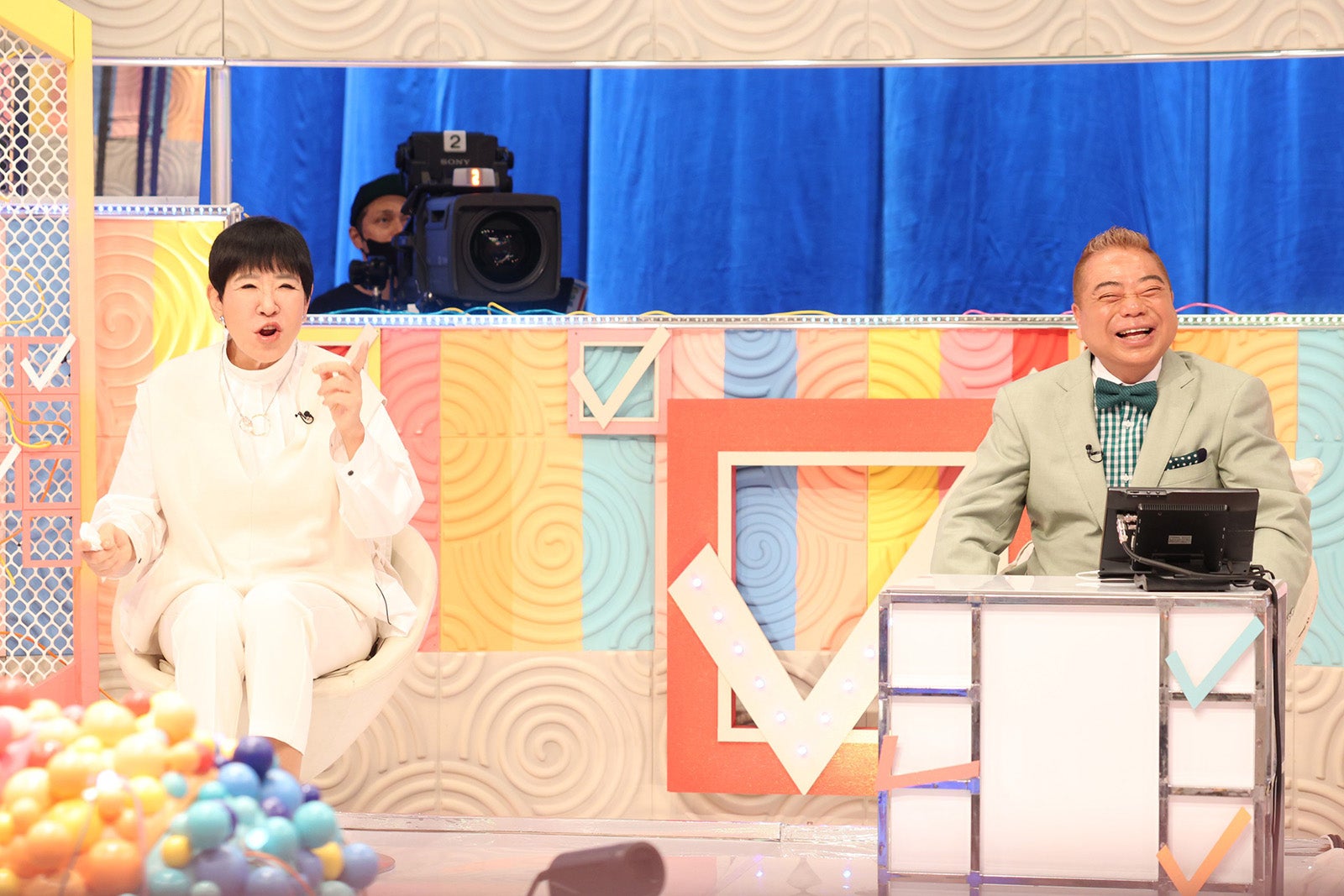 和田アキ子、出川哲朗 （C）フジテレビ