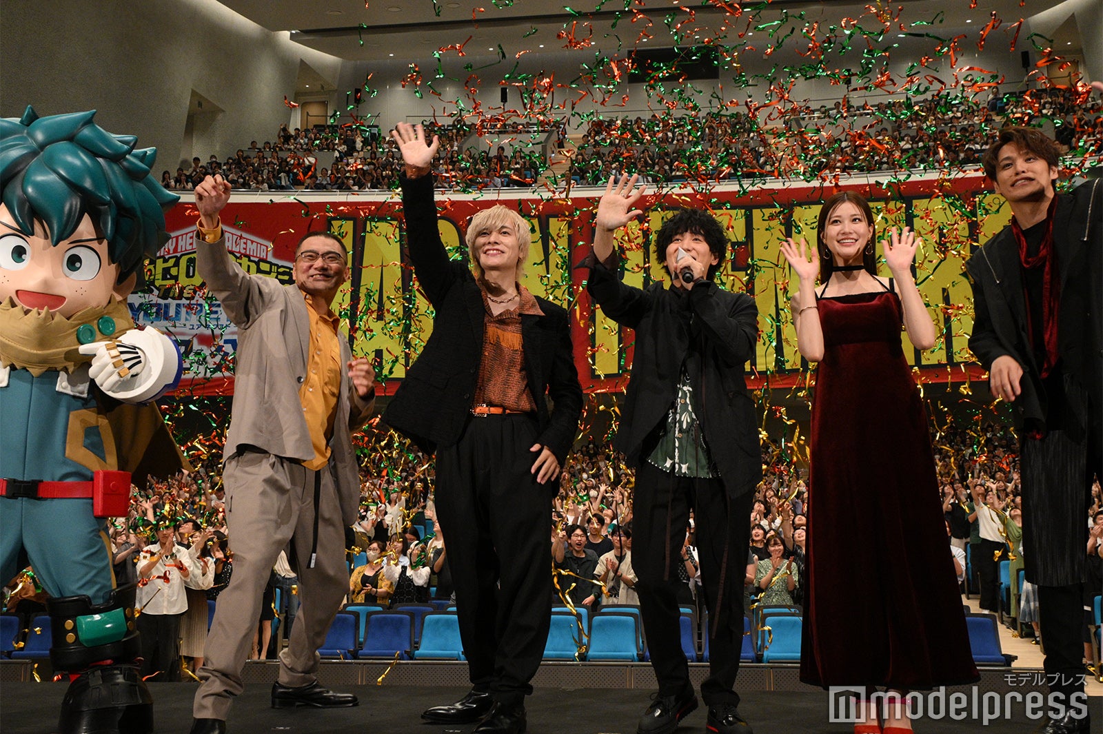 緑谷出久、三宅健太、岡本信彦、山下大輝、生見愛瑠、宮野真守（C）モデルプレス