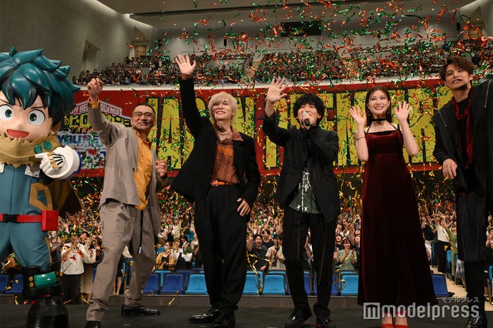 緑谷出久、三宅健太、岡本信彦、山下大輝、生見愛瑠、宮野真守(C)モデルプレス