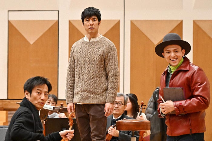 津田寛治、西島秀俊、満島真之介「さよならマエストロ~父と私のアパッシオナート~」第6話より(C)TBS