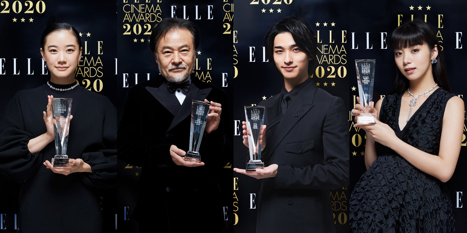 蒼井優・横浜流星・池田エライザらが受賞「エル シネマアワード2020」