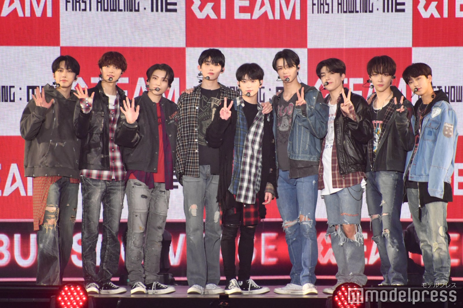 FUMA、EJ、YUMA、JO、HARUA、K、MAKI、NICHOLAS、TAKI／&TEAM（C）モデルプレス