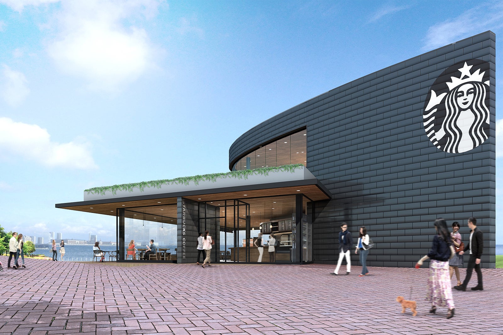 スターバックス コーヒー 神戸メリケンパーク店／画像提供：スターバックス コーヒー ジャパン