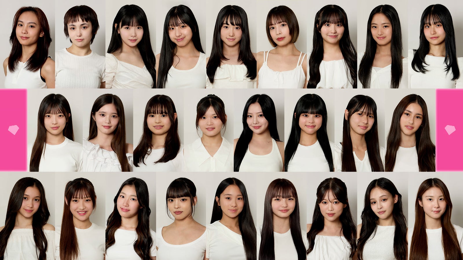 「ガルバト -GIRLS BATTLE AUDITION-」二次審査通過者（C）日本テレビ