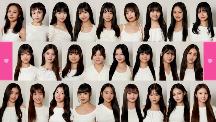 「ガルバト -GIRLS BATTLE AUDITION-」二次審査通過者(C)日本テレビ