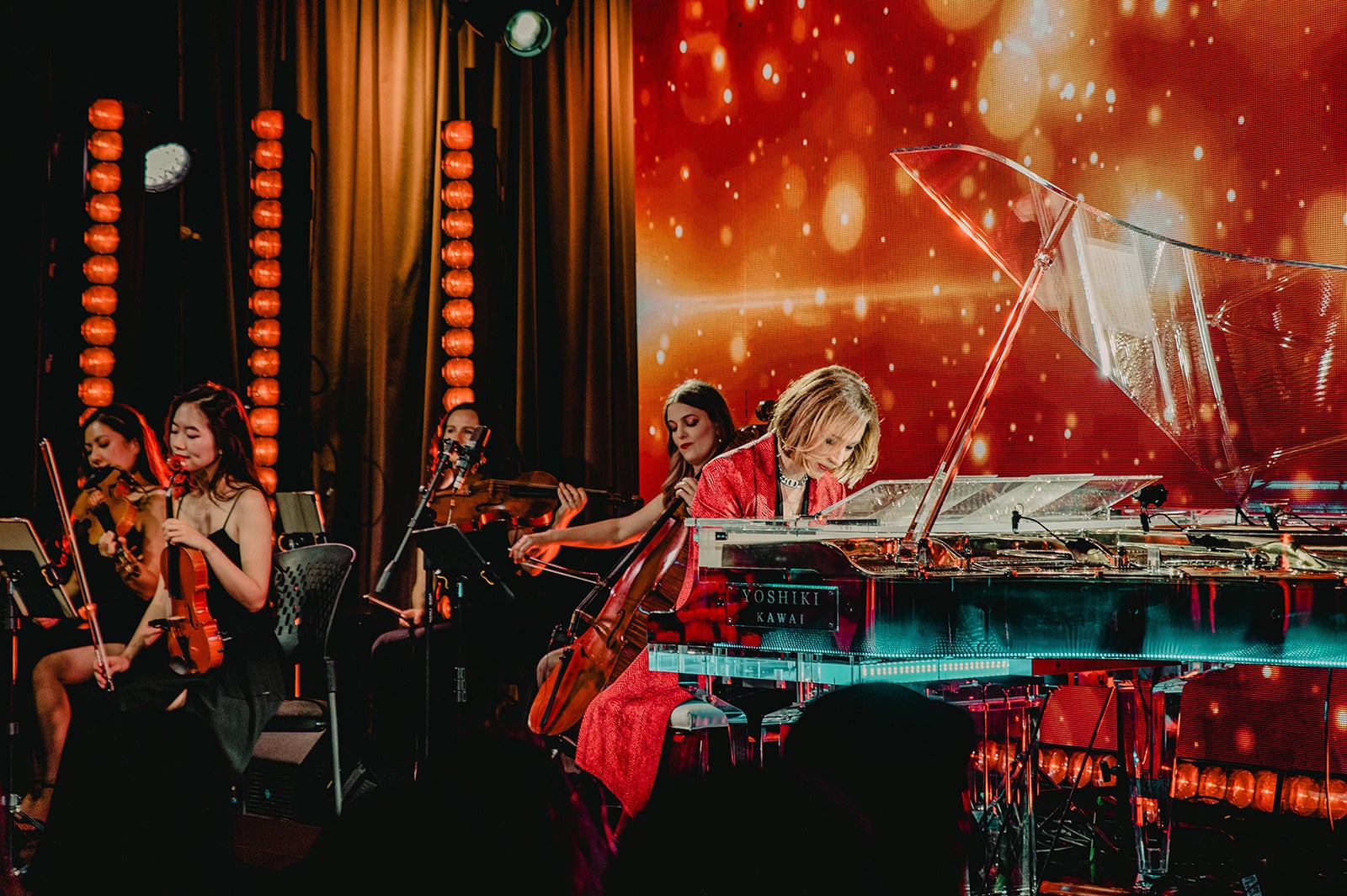 「YOSHIKI CLASSICAL 10TH ANNIVERSARY - World Tour with Orchestra 2023 “REQUIEM”」発表会見の様子（提供写真）