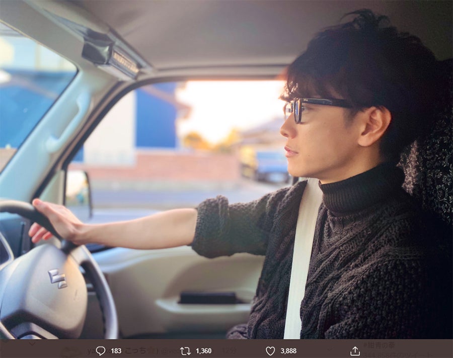 “佐藤健の助手席目線”妄想捗る写真を桜田通が提供「お楽しみ下さい」