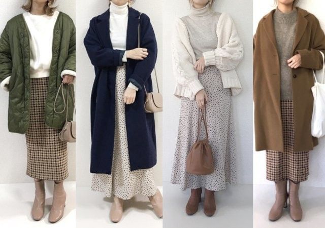 無印良品 超優秀シャツワンピースで冬の着回しコーデ デイリーからおでかけまで モデルプレス