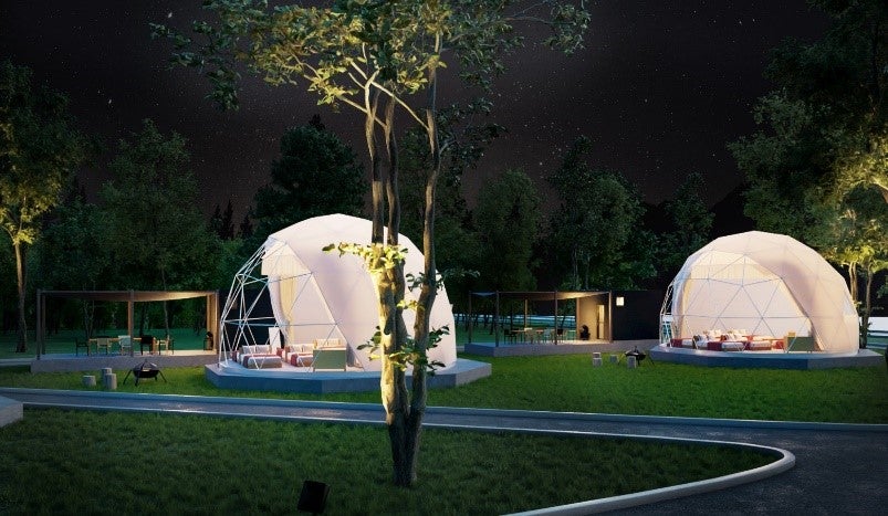 備北丘陵公園 湖畔ステイズ庄原／画像提供：ブッキングリゾート